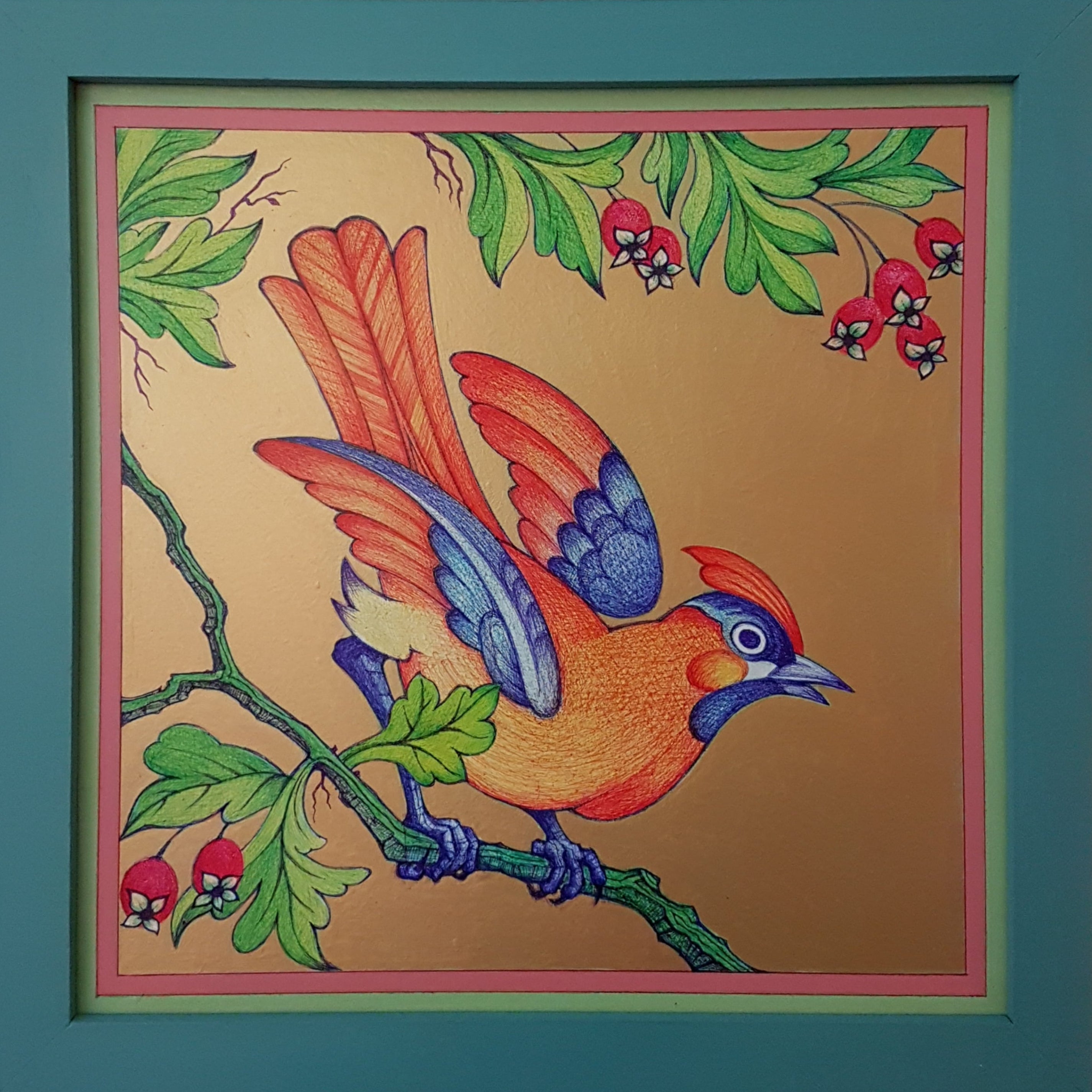 Hand Painted Decorative Plate